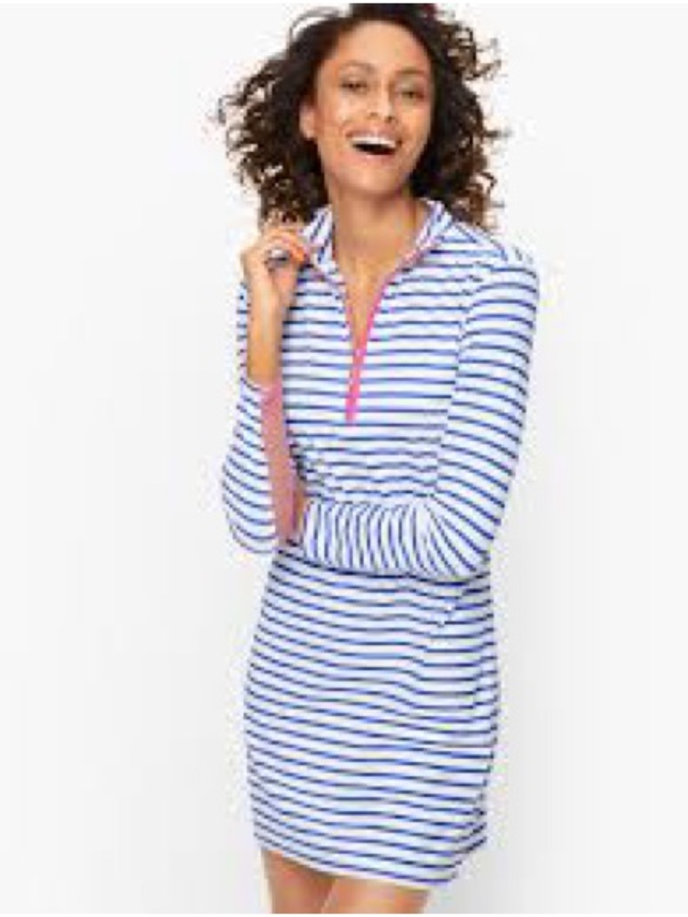 Cabana Life x Talbots Nautical Stripe Sport Dress Size Large